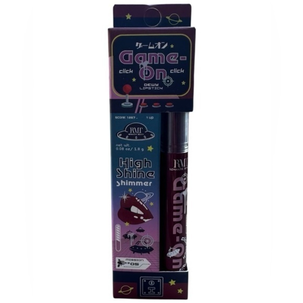 3/$25 RMS Beauty Game On High Shine Shimmer Lipstick - Power Plum